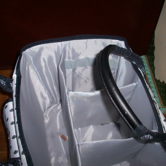 Joann Fabrics Organizer Craft Make-up Caddy Tote Storage Handles & Pockets Reuse - Picture 3 of 9